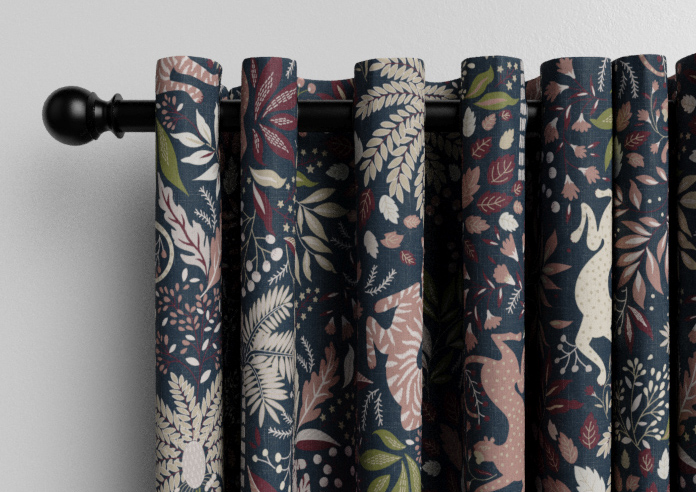 Pierre, Midnight - Made to Measure Curtains - Image 12